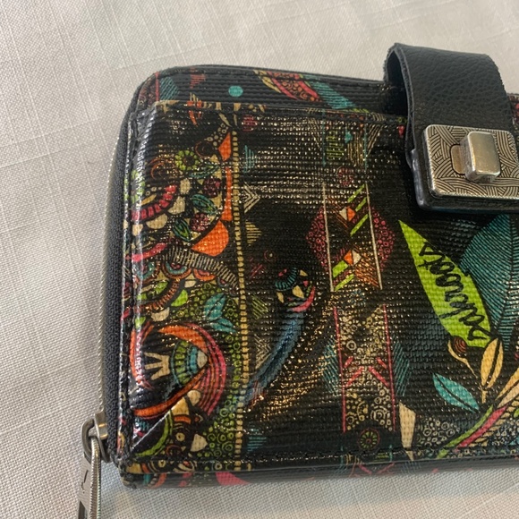 Sakroots Wristlet Smartphone wallet Owl Spirit - Picture 3 of 6